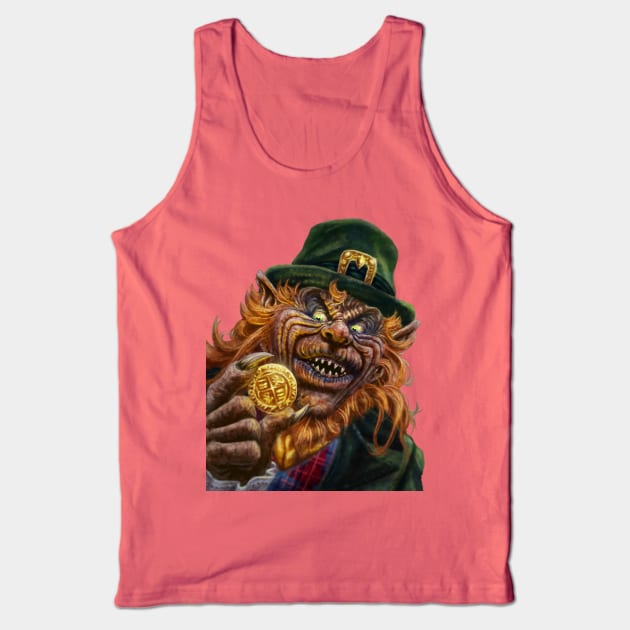 Leprechaun Tank Top by MalSemmensArt